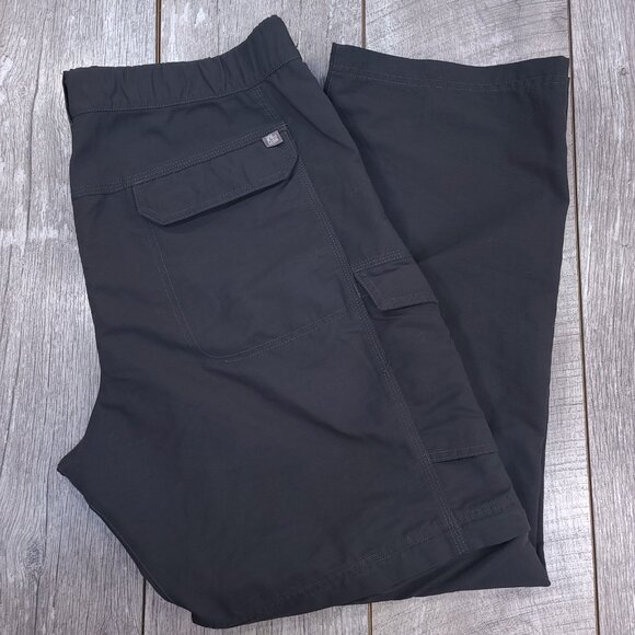 North Face Pants Mens Large Gray Paramount Peak Cargo Convertible Outdoor Hiking - Picture 1 of 10